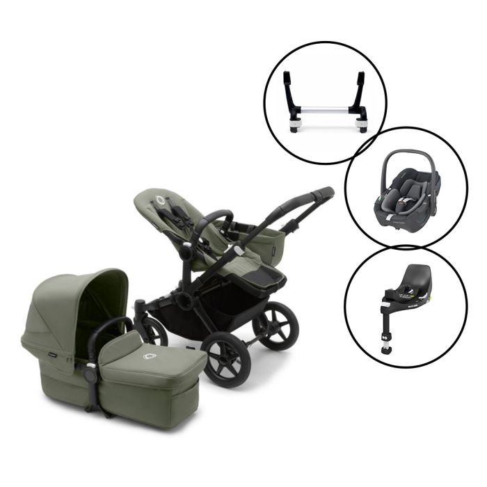 travel system with 360 car seat