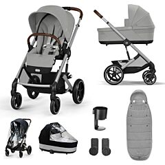 Cybex Balios S Lux 8 Piece Bundle - Stone Grey 