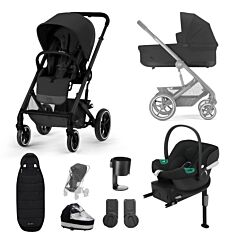 Cybex Balios S Lux 10 Piece Bundle with Aton B Car Seat & Base 