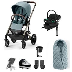 Balios S Lux Essential Stroller Bundle with Cloud G & Base 