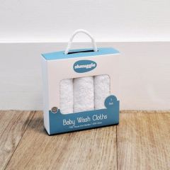 Shnuggle Bamboo Baby Washcloths