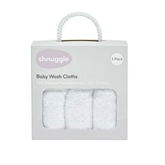 Shnuggle Bamboo Baby Washcloths