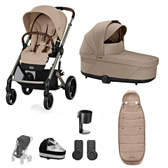 Cybex Balios S Lux 8 Piece Bundle - Almond Beige