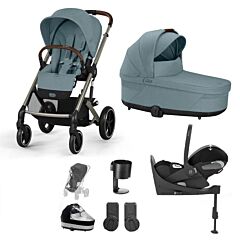 Balios S Lux Complete Travel Bundle with Cloud T Car Seat & Base